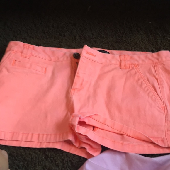Orange jean shorts - Picture 1 of 1